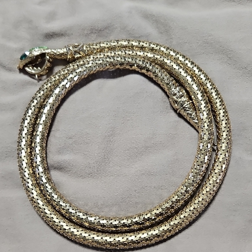 Whiting & Davis Snake Necklace